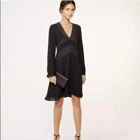 Tory Burch Dresses & Skirts - Tory Burch Varennes Embroidered Silk Tunic Dress Size 4